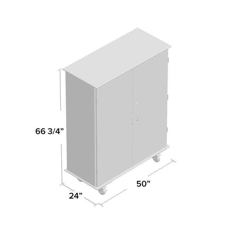 5 Compartment Manufactured Wood Classroom Cabinet
