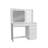 Jessica 42” Lighted Makeup Vanity Desk With Mirror and 5-Drawer
