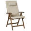 Folding Patio Dining Armchair with Cushion-1611966847