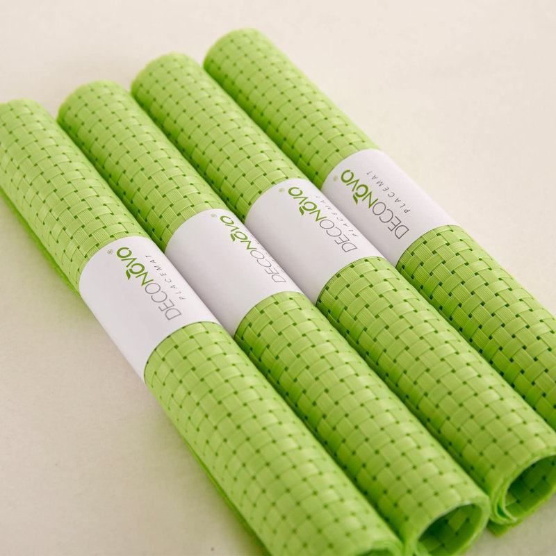 Ensemble de napperons 4 pièces, Vert