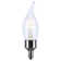 4 Watt LED - Flex Gray Coil Filament - CA11 - Candelabra Base - 2700K CCT - Clear - 120 Volt