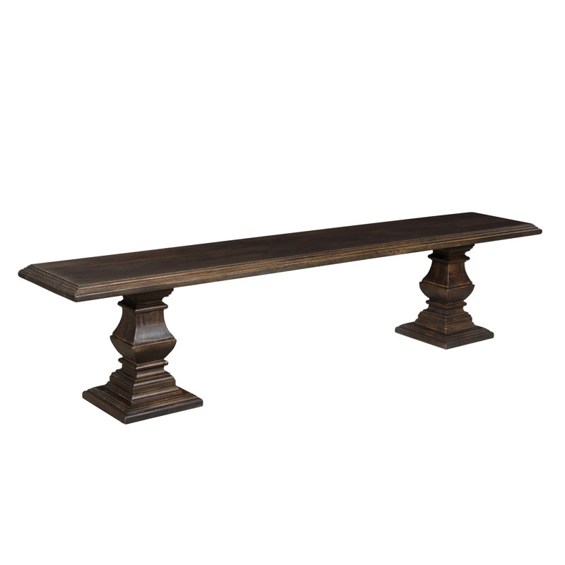 Saarim Solid Wood Bench, 18.25" H x 80" W x 15" D