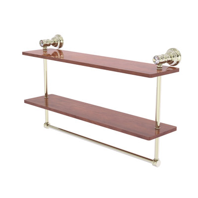 Étagère murale double en cristal Freyja