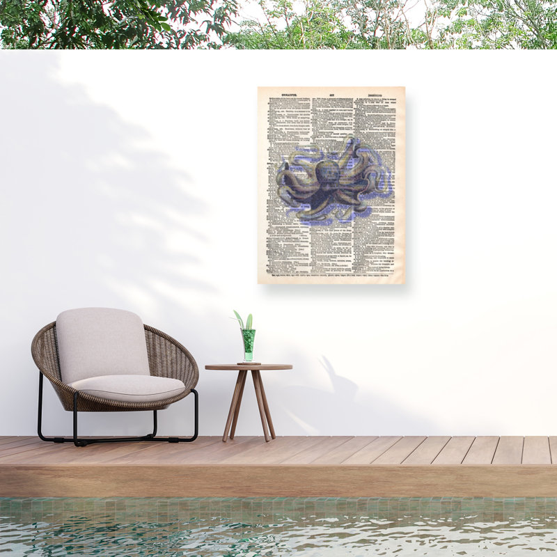 Toile d'extérieur Marcus Jules Octopus, H 14 po x l 19 po
