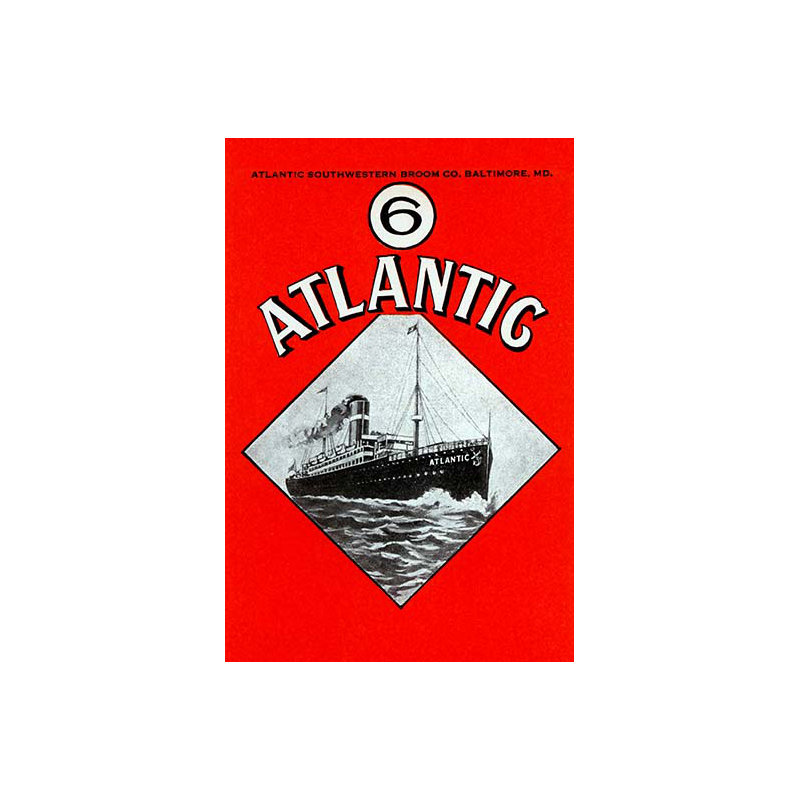 Atlantic 6-impression d’art graphique, H 30 po x l 20 po