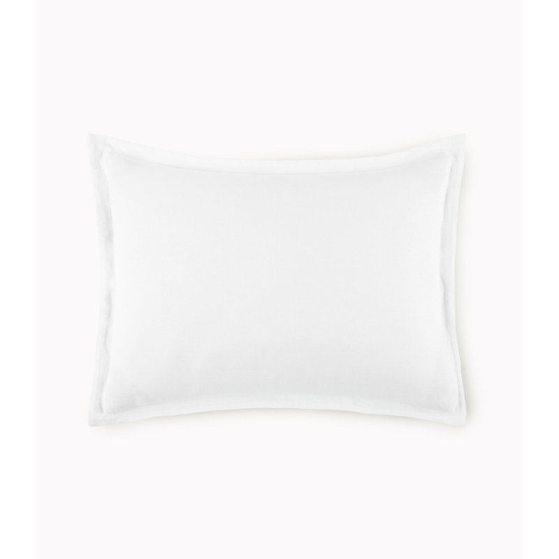 Linen Sham, Standard Sham, White