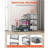 Shoe Storage Boxes 6 Pack Stackable Shoe Boxes US Size 13 Transparent Black