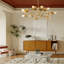 Lustre spoutnik linéaire moderne à 12 lumières Ophelia-568394642