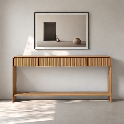 Console rustique