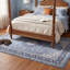 Tapis Laurel traditionnel, style persan audacieux, bleu, gris et crème, lavable à la machine, antidérapant, à poils courts, pour l'intérieur et l'extérieur, adapté aux animaux domestiques, idéal pour le salon, la chambre, la salle à manger, l'entrée, le couloir ou le bureau.-344246614