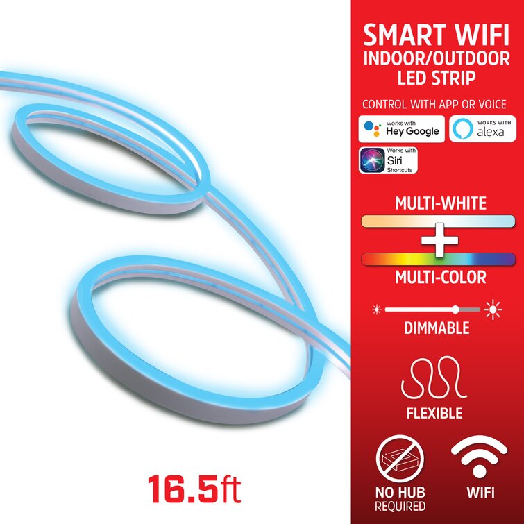 Energizer 5M Smart LED Strip Light - Colour Changing - WiFi