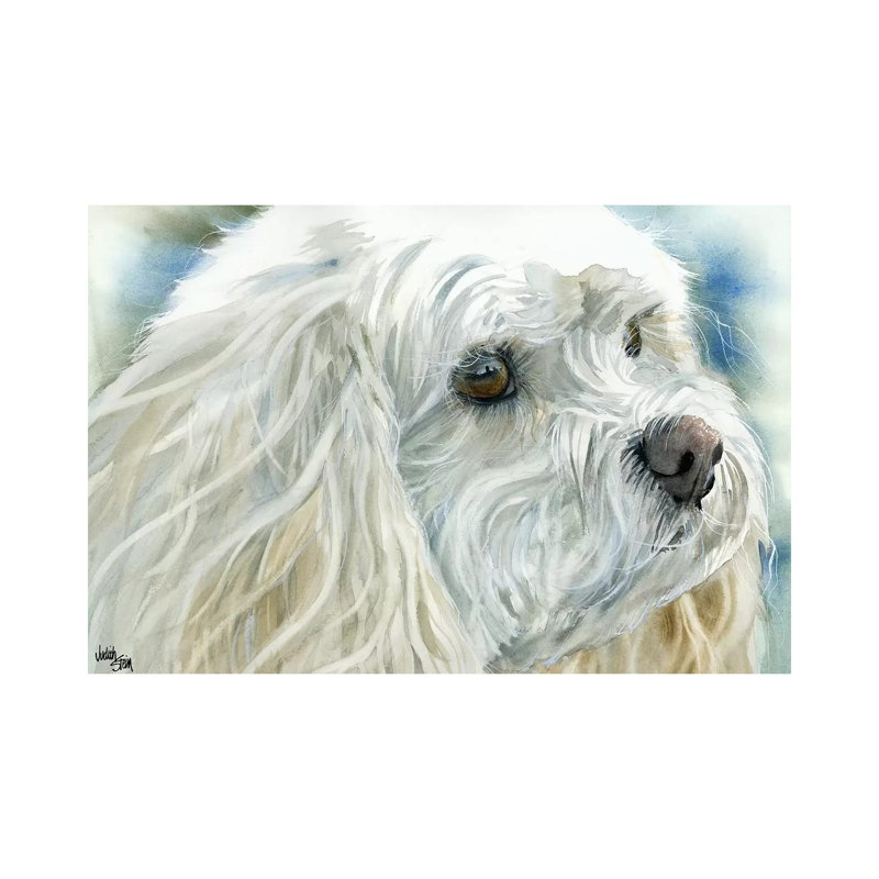 «Perfect Pet - Cavachon Dog» par Judith Stein - impression, H 8 po x l 12 po x P 0,75 po