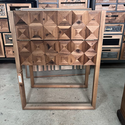 Solid Wood Flip Top Bar Cabinet