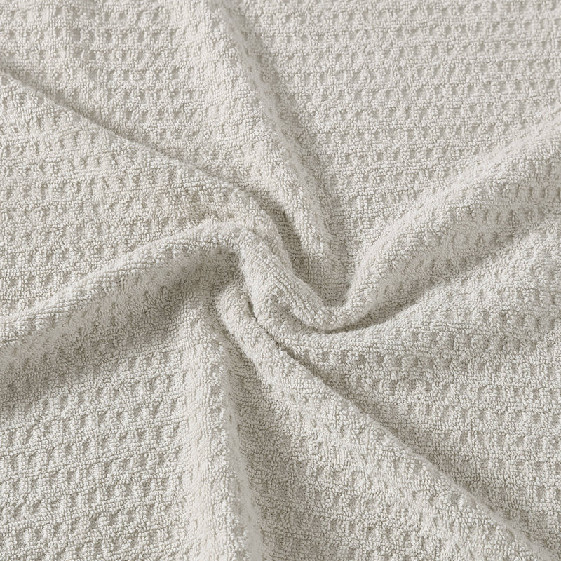 Ensemble de serviettes 100% coton, Brun pâle, Paquet de 2 - Drap de bain