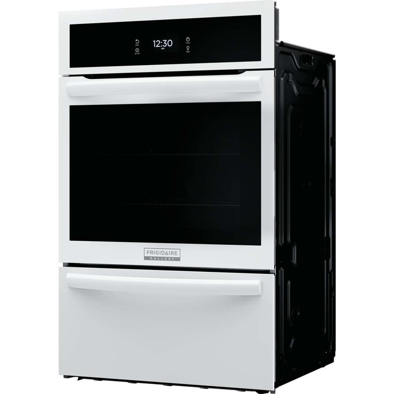 Frigidaire Gallery 24" 2.8 cu. ft Self-Cleaning Convection Natural Gas Single Wall Oven, White