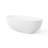 71" Freestanding Solid Surface Soaking Bathtub For Bathroom