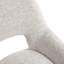 49cm H Premium Textured Linen Upholstered Metal Upholstered Back Accent-1231431065