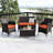 Nayquan 8 - Person Patio Conversation Set with Cushions-2145106397