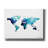 " Blue Space World Map " by Seven Trees-2014711032