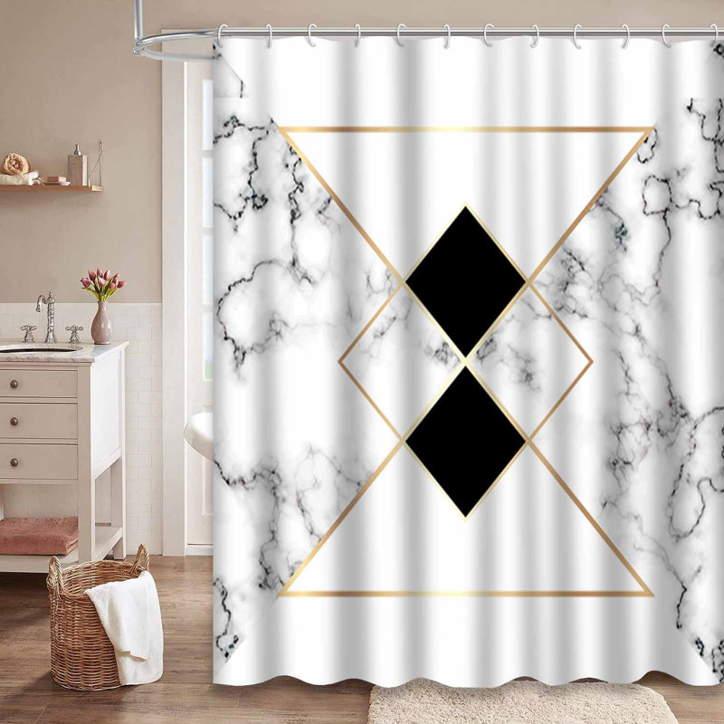 Rideau de douche Minimalist, 72" L x 72" W