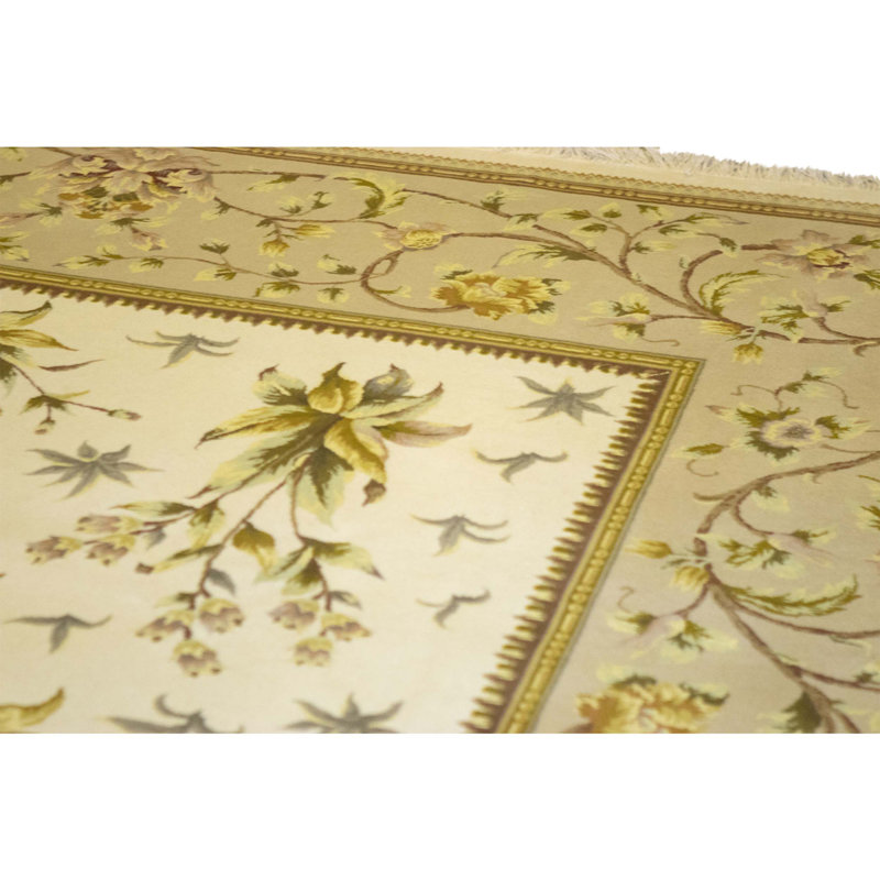 Tapis rectangulaire noué à la main