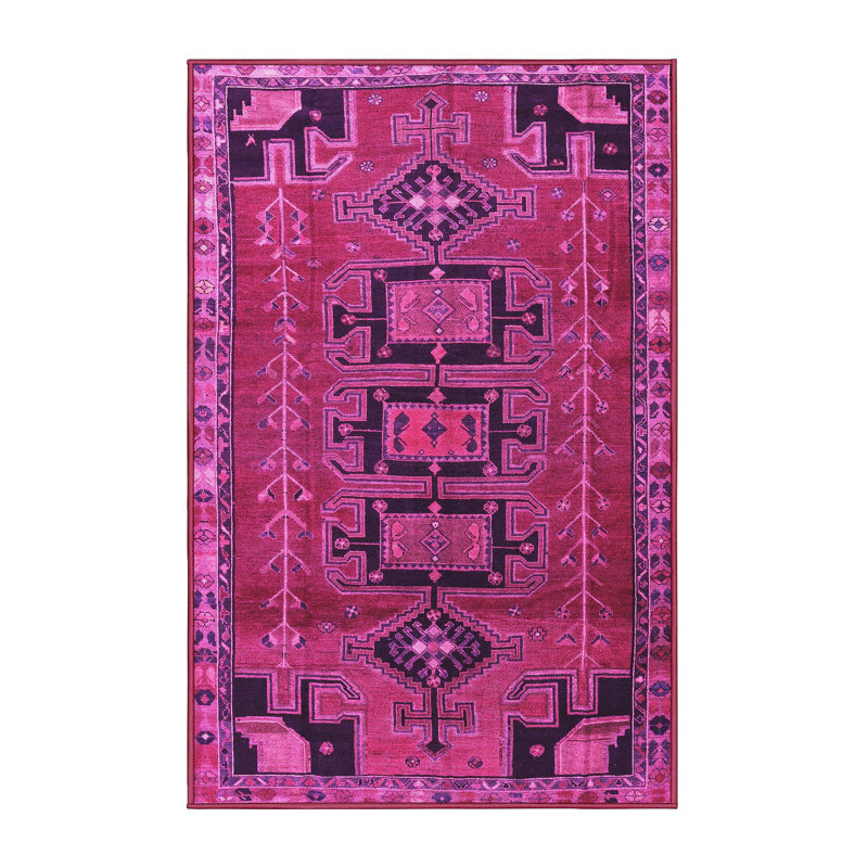 Oriental Indoor Rug, Rectangle 5' x 8'