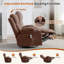 Fauteuils inclinables et pivotants confortables, structure en métal, style moderne pour la maison