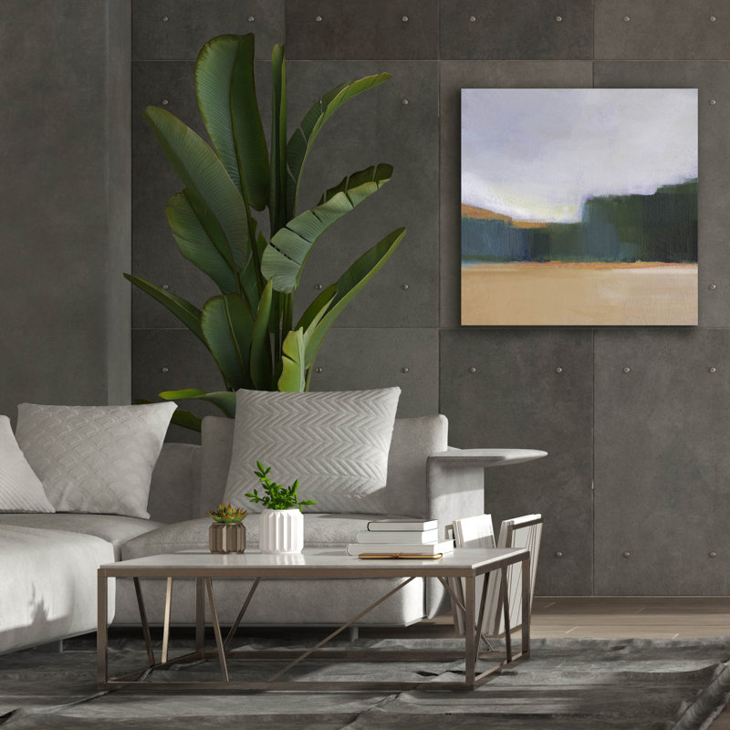  «Solitude 2» par Brittany Evans, art mural sur toile, 37 po x 37 po