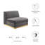 Fauteuil modulaire en velours Sanguine Channel-88903415