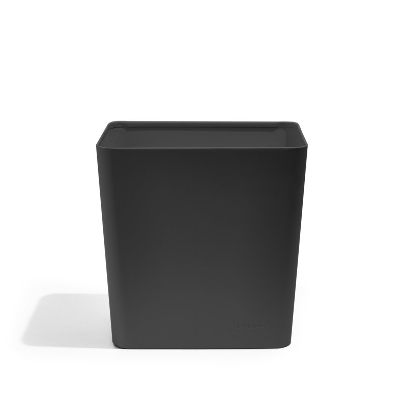 Poubelle 3,3 gallons, Gris anthracite