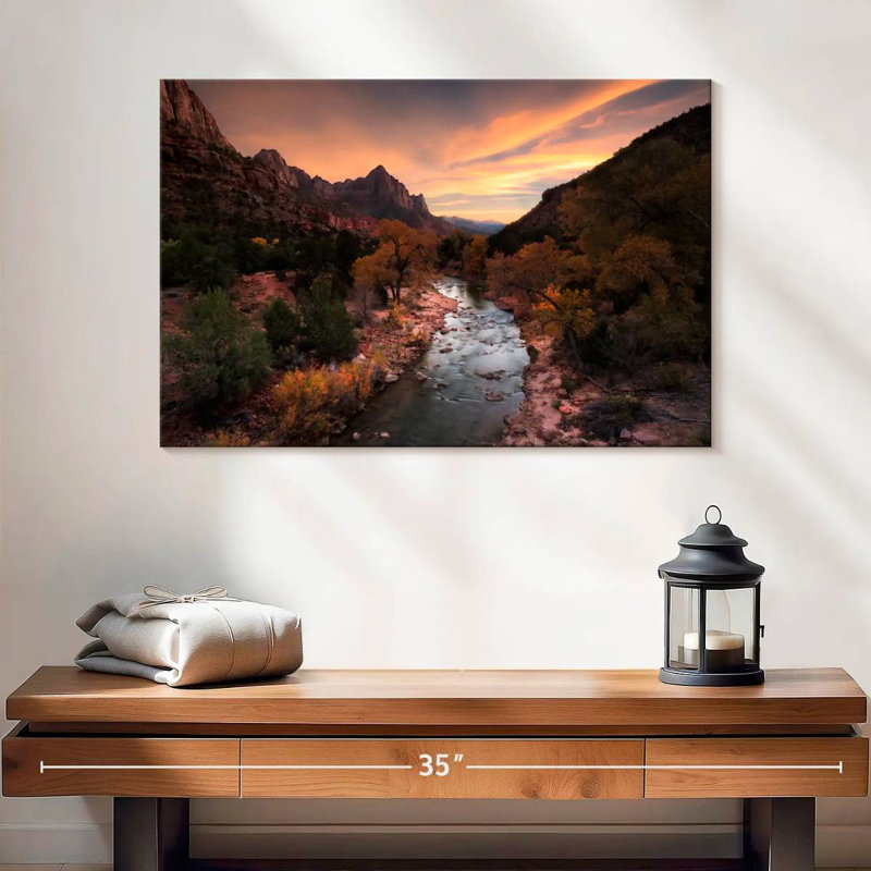 Alvord Autumn River, H 16 po x l 24 po
