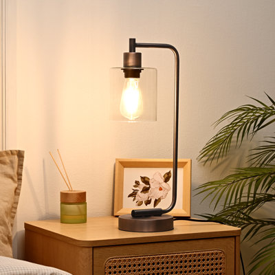 Lampe de table 19 "à intensité variable Graeme Paden avec USB et contrôle tactile