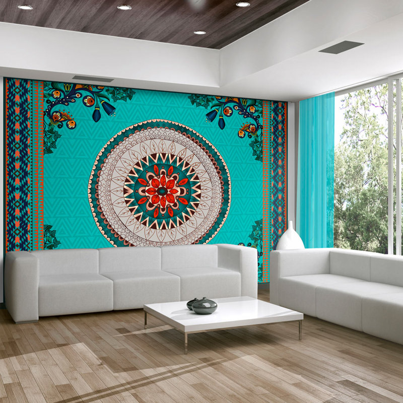 Folk Inspiration 2.8m x 400cm Wallpaper, 350 cm L x 245 cm W