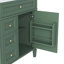 Ensemble de meuble-lavabo à une cuve moderne avec tiroirs et armoire à miroir Modern-2132059572