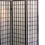 Cloison 70 po 3 de style japonais avec finition cerisier