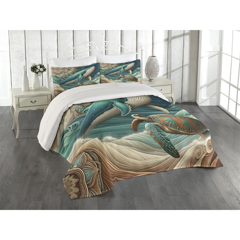 Polyester Coverlet, Queen Coverlet + 2 Standard Shams