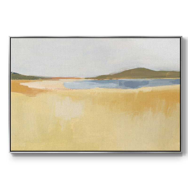 Ocre bord de mer I, H 17 po x l 25 po x P 2 po, Argent