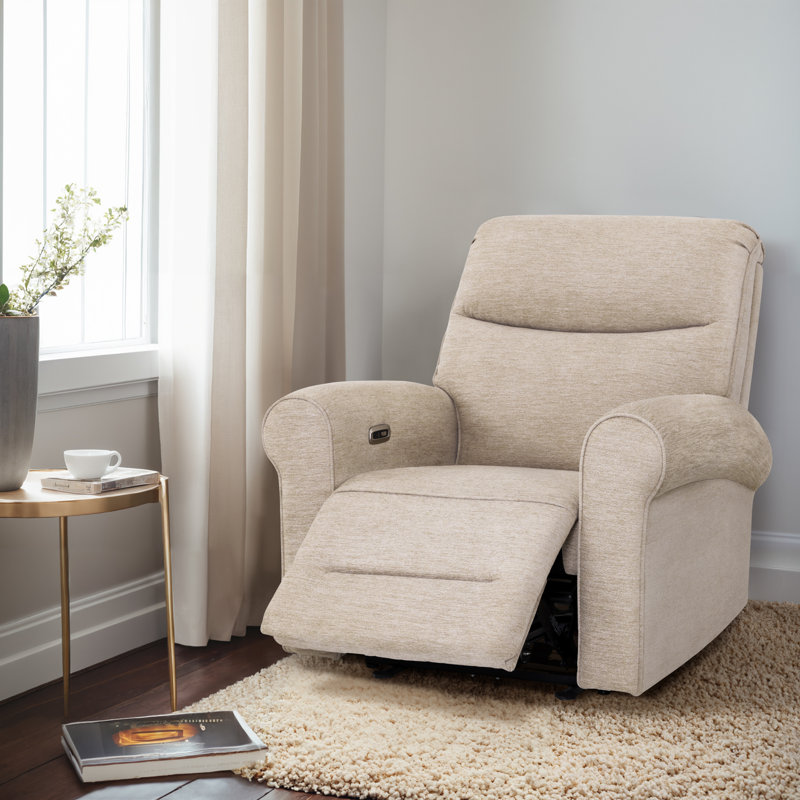 100.1cm Wide Wall Recliner Standard Recliner, Beige