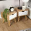 Clarinda Pair of 1 Drawer Scandi Bedside Table Units-1487153672