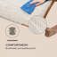 180cm Long Pine Double Chaise with Cushions