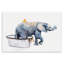 Charmant éléphant rustique dans un bain moussant par Jennifer Redstreake - reproduction d'art-1843976368-1843976371