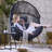 Alpharetta 39" W Revolution Performance Fabrics Papasan Chair with Cushion