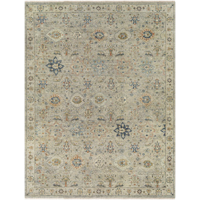 Wool Floral Area Rug