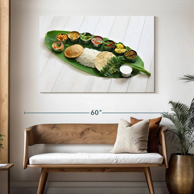 South Indian Cuisine, H 32 po x l 48 po