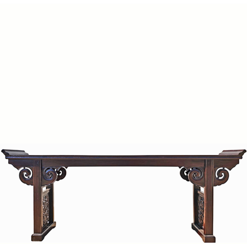 99.2 in. Solid Wood Console Table