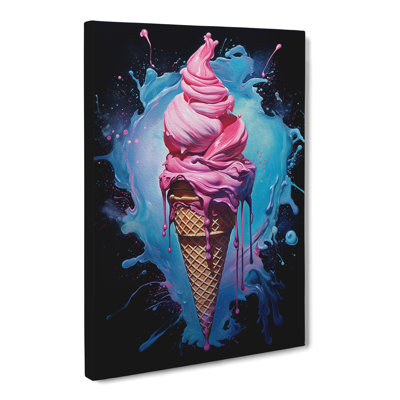 Ice Cream Gestural - No Frame Print
