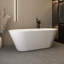 Baignoire de trempage autoportante en acrylique 66 po