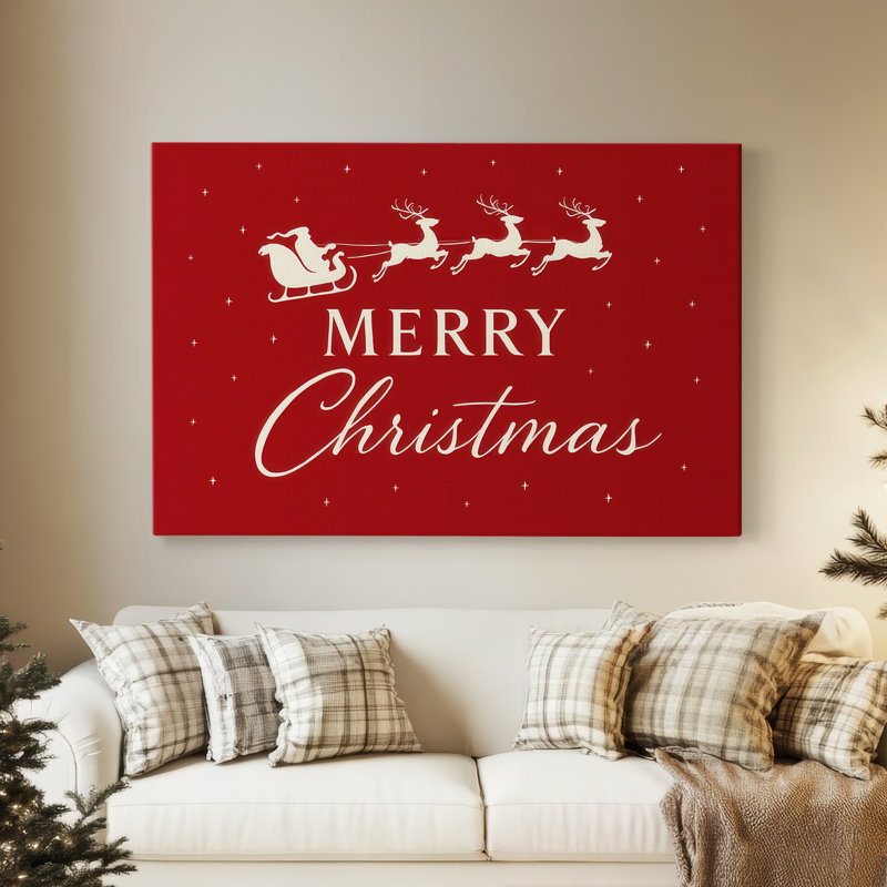 Fireside Carols Carol-Premium, toile tendue avec châssis, H 12 po x l 8 po