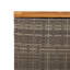Garden Storage Box 80X40x48 Cm Poly Rattan Acacia Wood-613006117