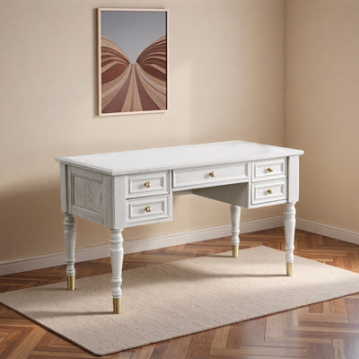 American-style Rectangular Storage Writing Desk